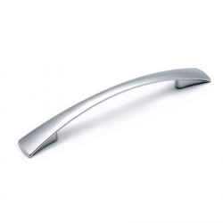 Ручка-скоба Хром матовый, 128/185 мм, Модерн, Gamet, Польша, UN90-0128-G0008